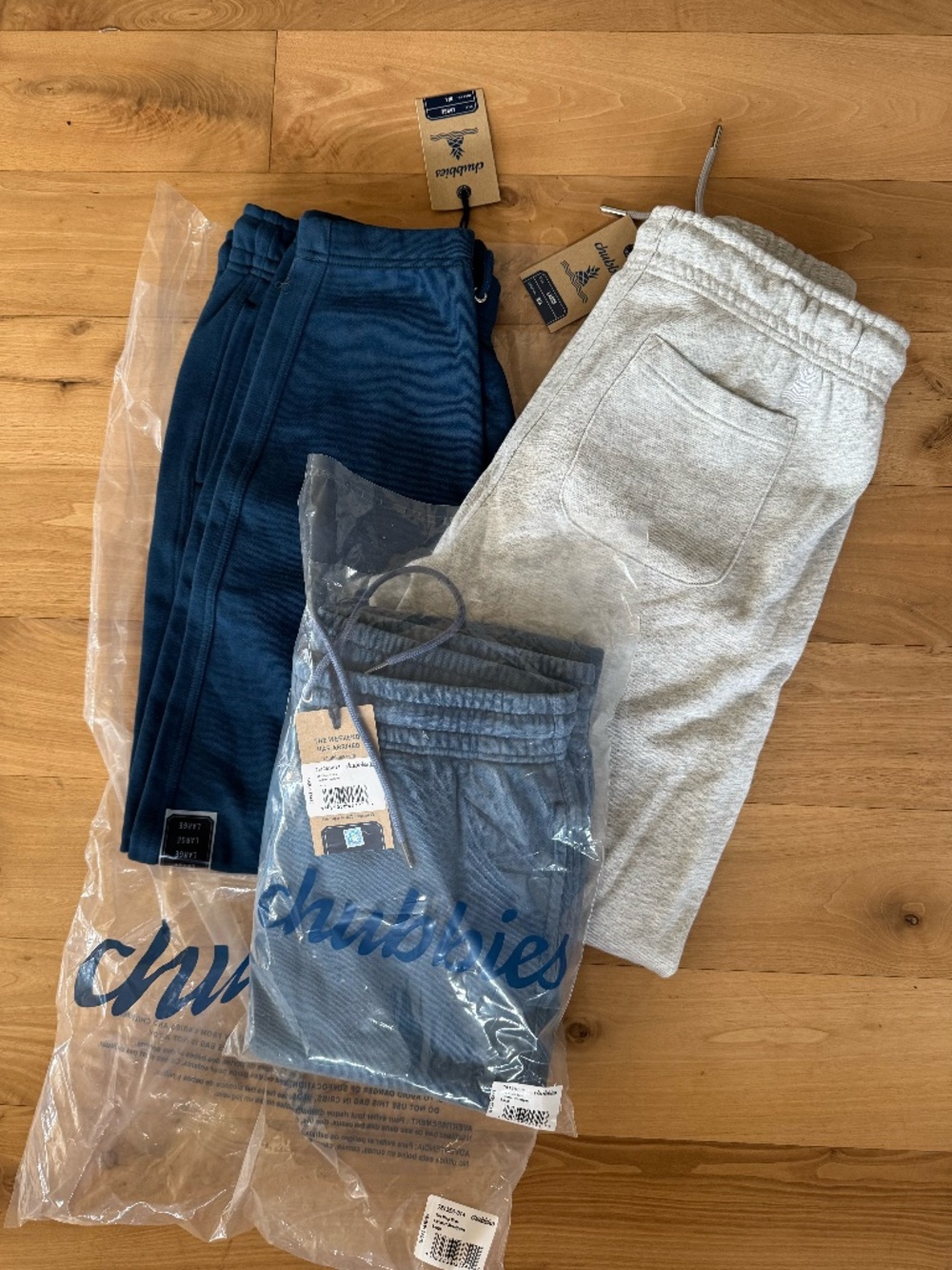 3 pairs NWT - Chubbie's Men's Sweatpants